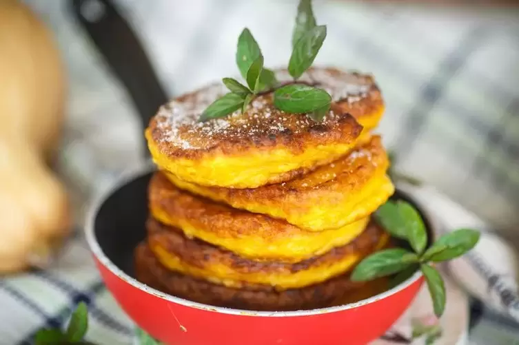 pumpkin pancakes for a carbohydrate -free diet